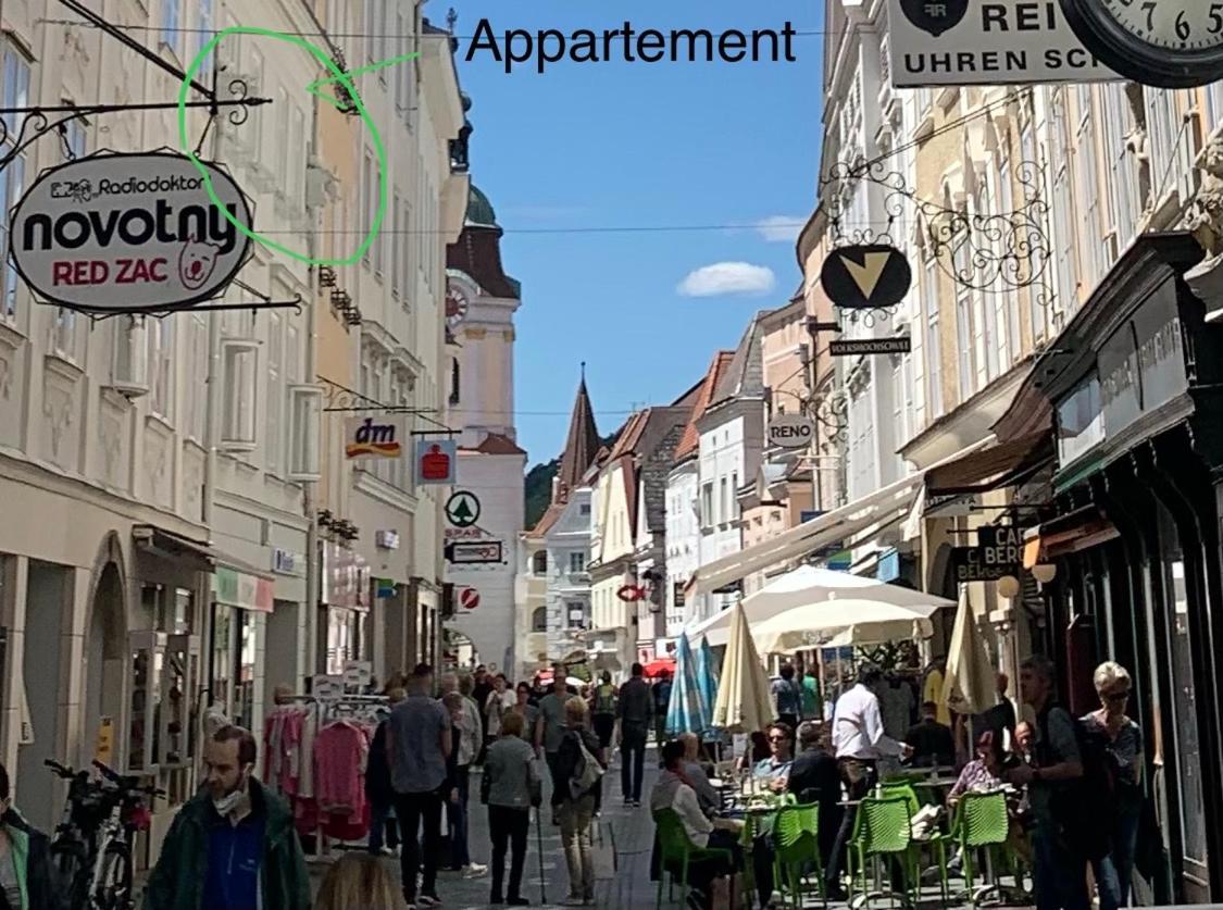 Penthouse Maxfux Direkt In Der Fussgaengerzone 130M2 Apartamento Krems an der Donau Exterior foto